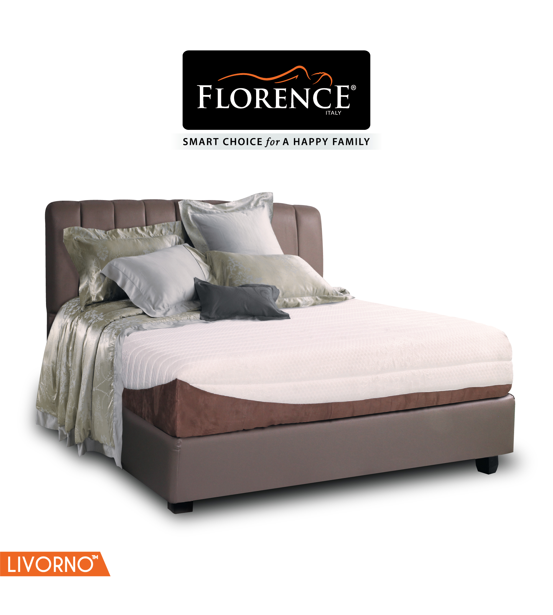 Florence Latex Bed Livorno - Mattress Only