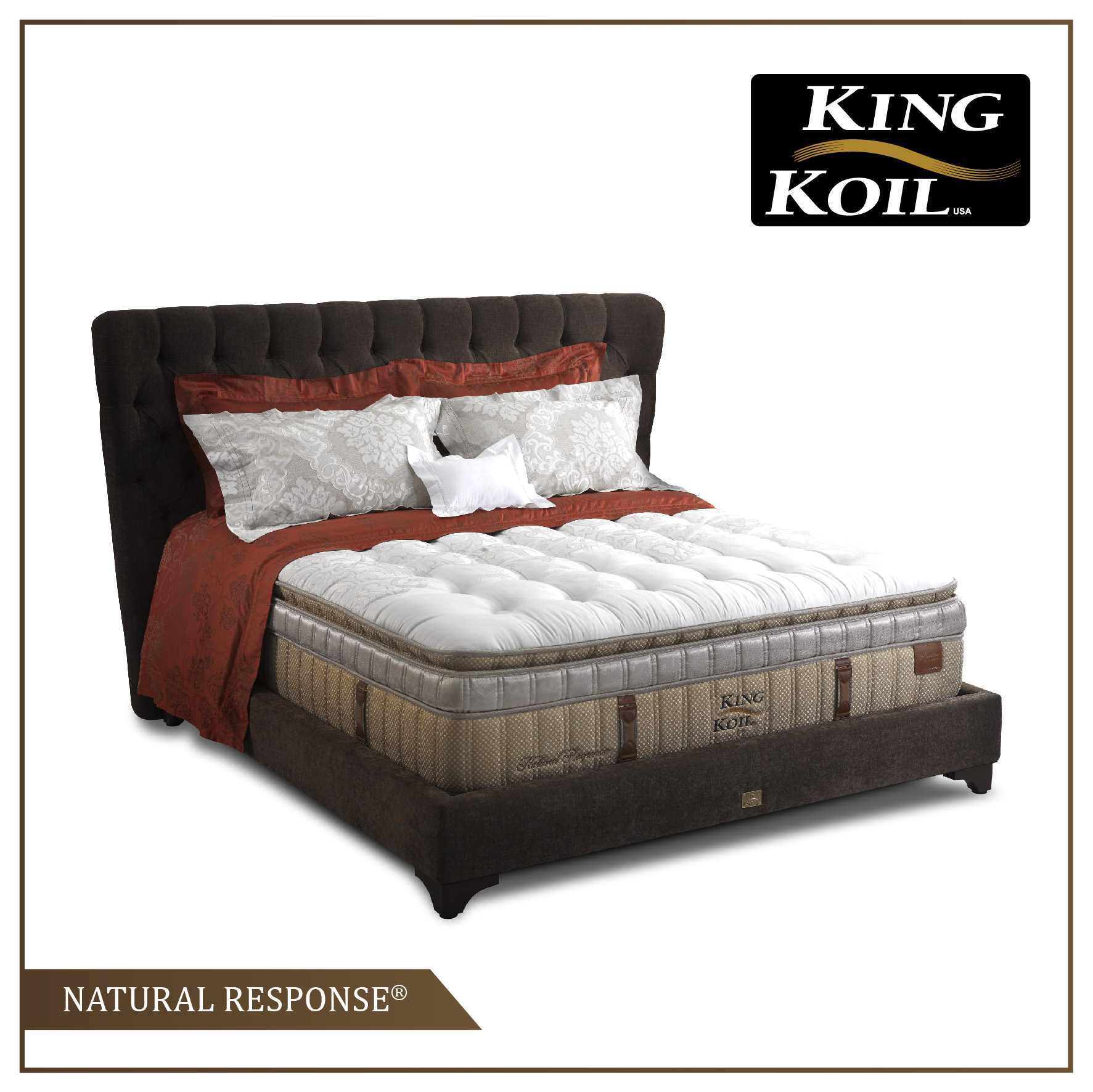 King Koil Kasur Springbed Natural Response Mattress Only