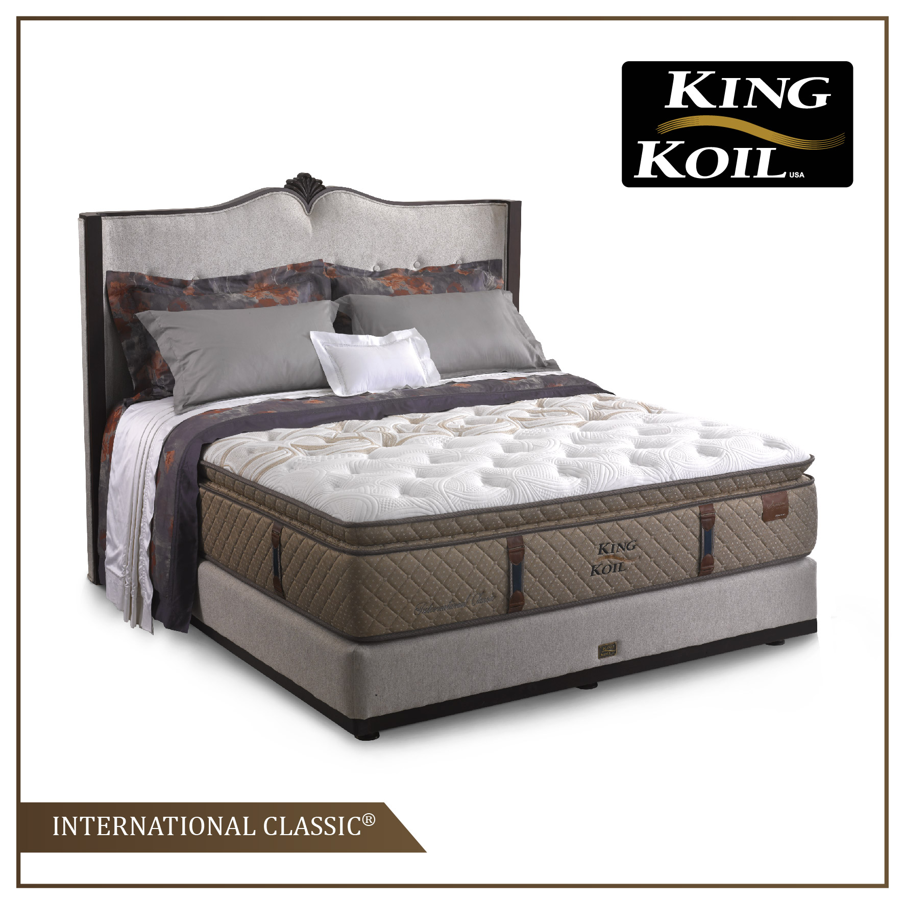 King Koil Kasur Springbed International Classic Mattress Only