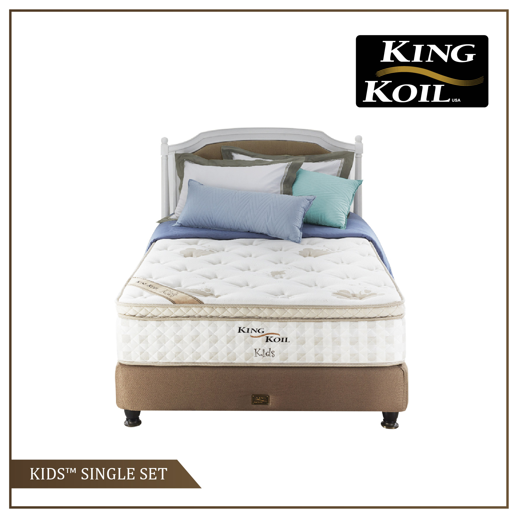King Koil Spring Bed Kids Single Matrass Only
