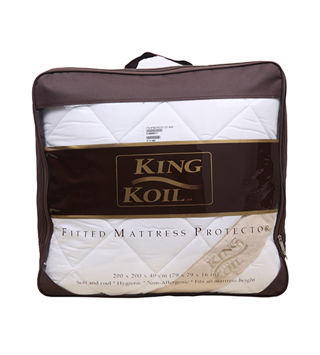King Koil Fitted Mattress Protector Dacron