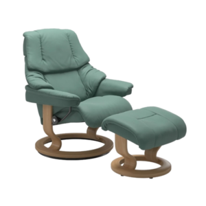 Reno (M) Classic CwF Paloma Aqua Green - Smoked Oak